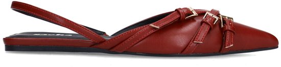 Sacha - Femme - Escarpins rouges à boucles - Taille 39