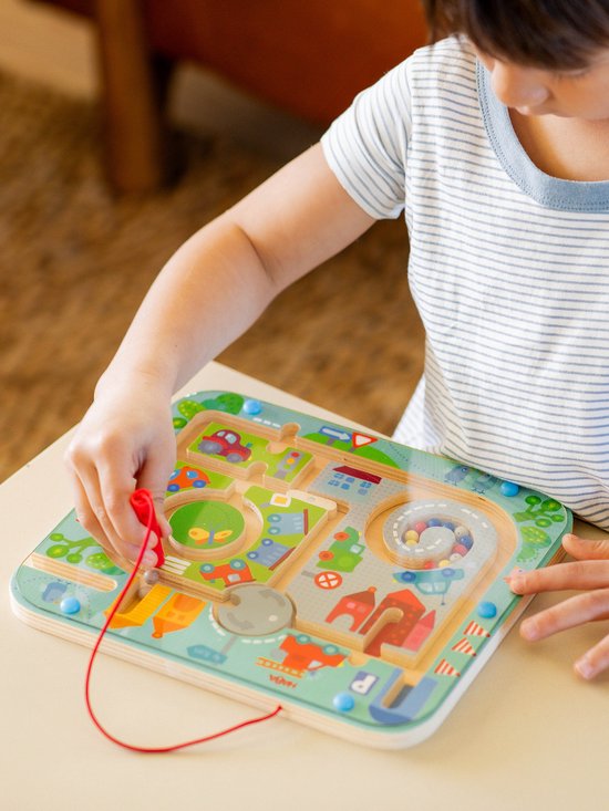 Haba Magneetspel Peuterspeelgoed Stadslabyrint