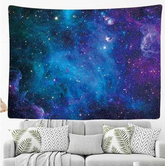 Ulticool - Natuur Galaxy Heelal Ruimte Planeten Zonnestelsel Astronaut - Wandkleed - 200x150 cm - Groot wandtapijt - Poster - Kamer Slaapkamer Woonkamer Kinderkamer Decoratie Accessoires - Tiener Jongen