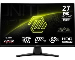 MSI MAG 274CXF computer monitor 68,6 cm (27") 1920 x 1080 Pixels Full HD Zwart