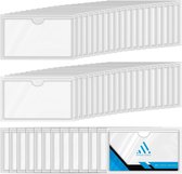 36 stuks etikettenhouders, zelfklevend, 10 x 6 cm