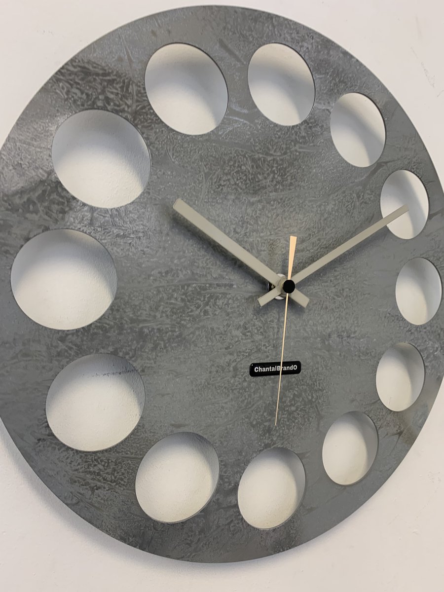 MOSACLOCK GREY LABEL Wandklok Modern Industrieel Design