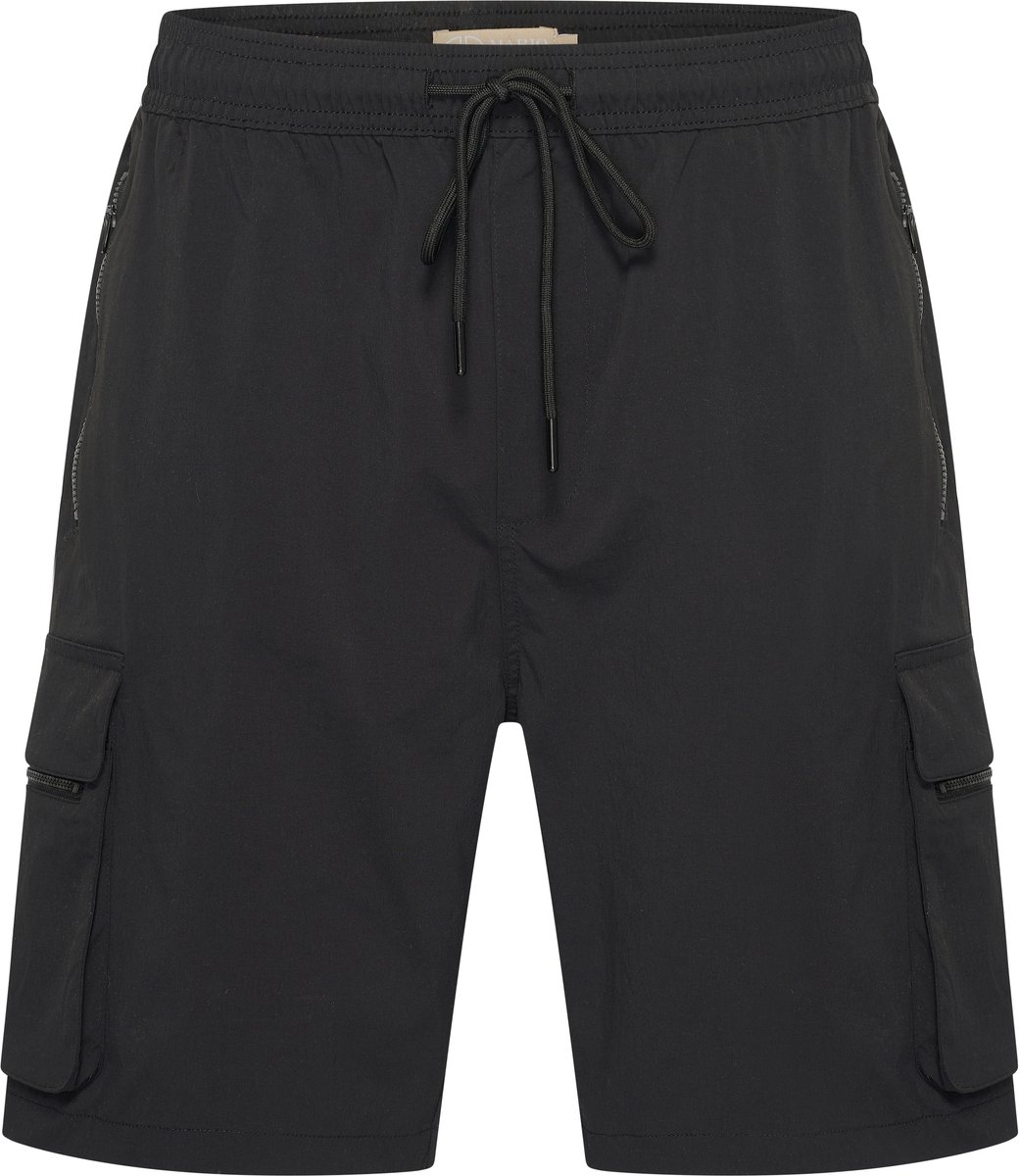 Mario Russo Cargo Short Zeno - Korte broek heren met zakken - Cargo broeken - Shorts heren - Wandelbroek - Werkbroek - Zwart