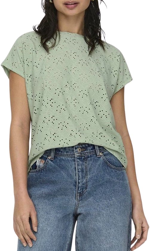 ONLY ONLSMILLA S/ S TOP JRS NOOS Top Femme - Taille XS