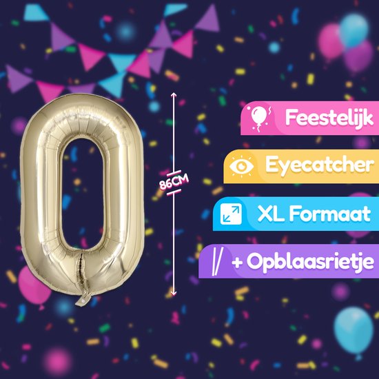 Goedkoop Folie Ballon 30 Jaar Zwart & Goud Online Kopen â