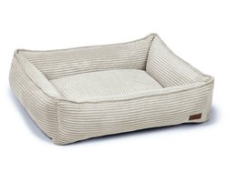 Designed by Lotte Ribbed - Hondenmand - Lichtgrijs - 80x70x22 cm