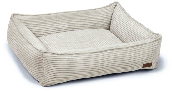 Designed by Lotte Ribbed - Hondenmand - Lichtgrijs - 80x70x22 cm
