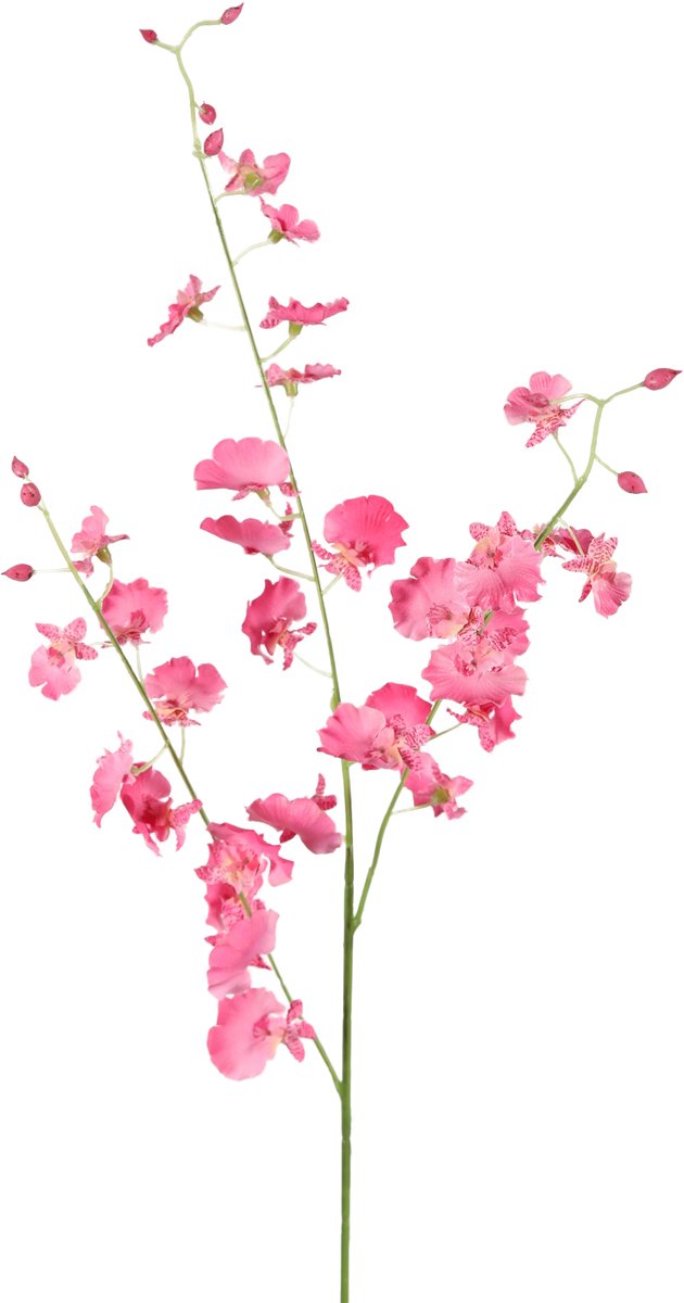 Viv! Home Luxuries Orchidee - kunstbloem - fuchsia roze - 80cm