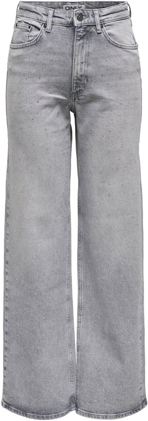 Onlcobain Reg Wide Rhinestone Medium Grey Denim main image 0