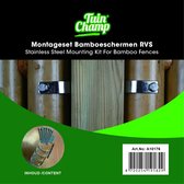 Bol.com Montageset bamboeschermen RVS aanbieding