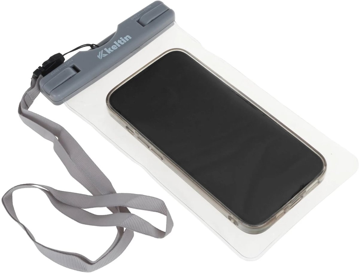 Keltin Waterdichte telefoonhoes - PVC - 175x105 mm - Met draagkoord