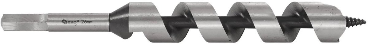 GEKO Houtboor - Twist - 24 mm - 230 mm - Zeskantige Schacht