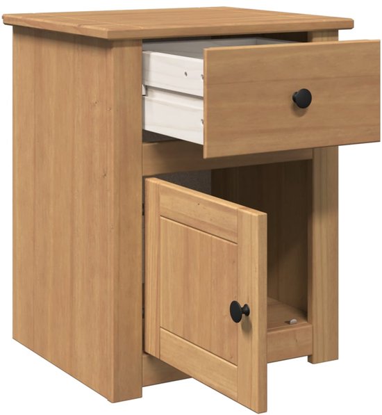 Table de chevet Panama - Bois de pin Massief - vidaXL x 40 x 57 cm - Table de Tables de chevet - Table d'appoint - Armoire murale