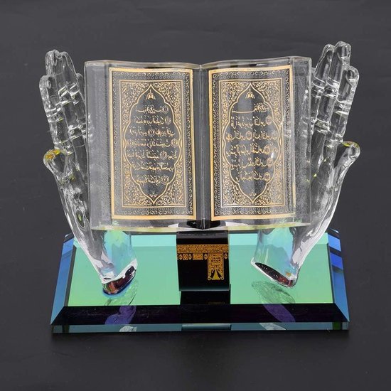 Cocoarm Moslim Kristal Verguld Kaaba Model - Islamitisch Decoratief Kunstwerk Voor Thuis