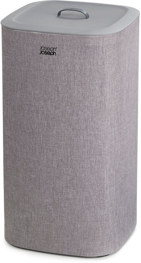 Joseph Joseph Tota Wasmand - 2 Compartimenten – Was Sorteren – 60 Liter - Grijs