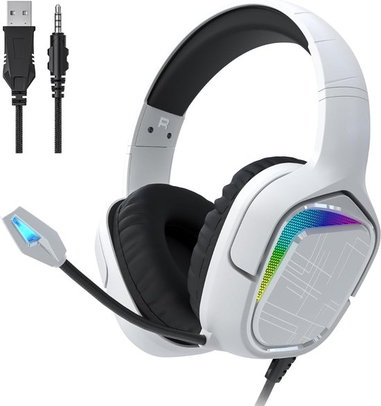 Vakedy Gaming Headset für PS4,PS5,PC,Xbox,Switch,Gaming Kopfhörer mit