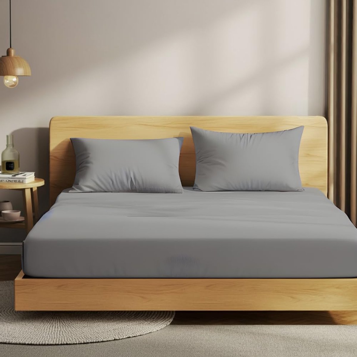 La'Moussawi ® Premium Katoenen Hoeslaken voor Optimaal Slaapcomfort en Perfecte Pasvorm