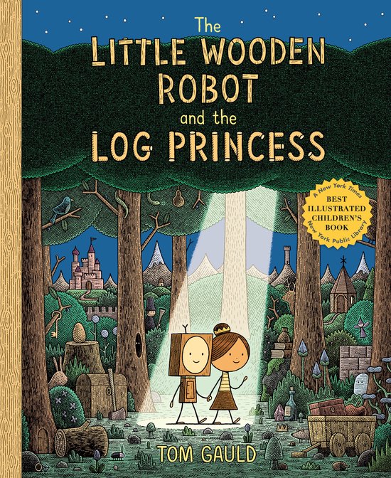 The Little Wooden Robot and the Log Princess - cover