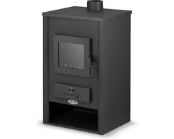 Viking Choice CV Houtkachel - Zwart staal - Vrijstaand 15kW met Watermantel