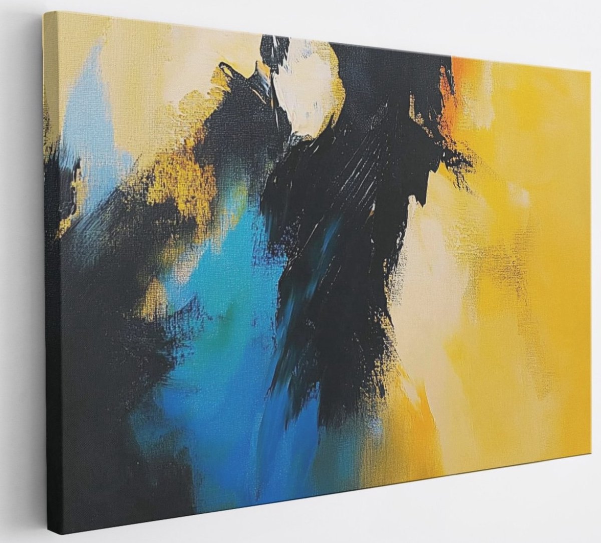 Saammp Canvas Schilderij - Modern - Abstract - 30x20 - Foto op canvas - Wanddecoratie - Muurdecoratie Woonkamer - Slaapkamer decoratie - Canvas Print Multicolor