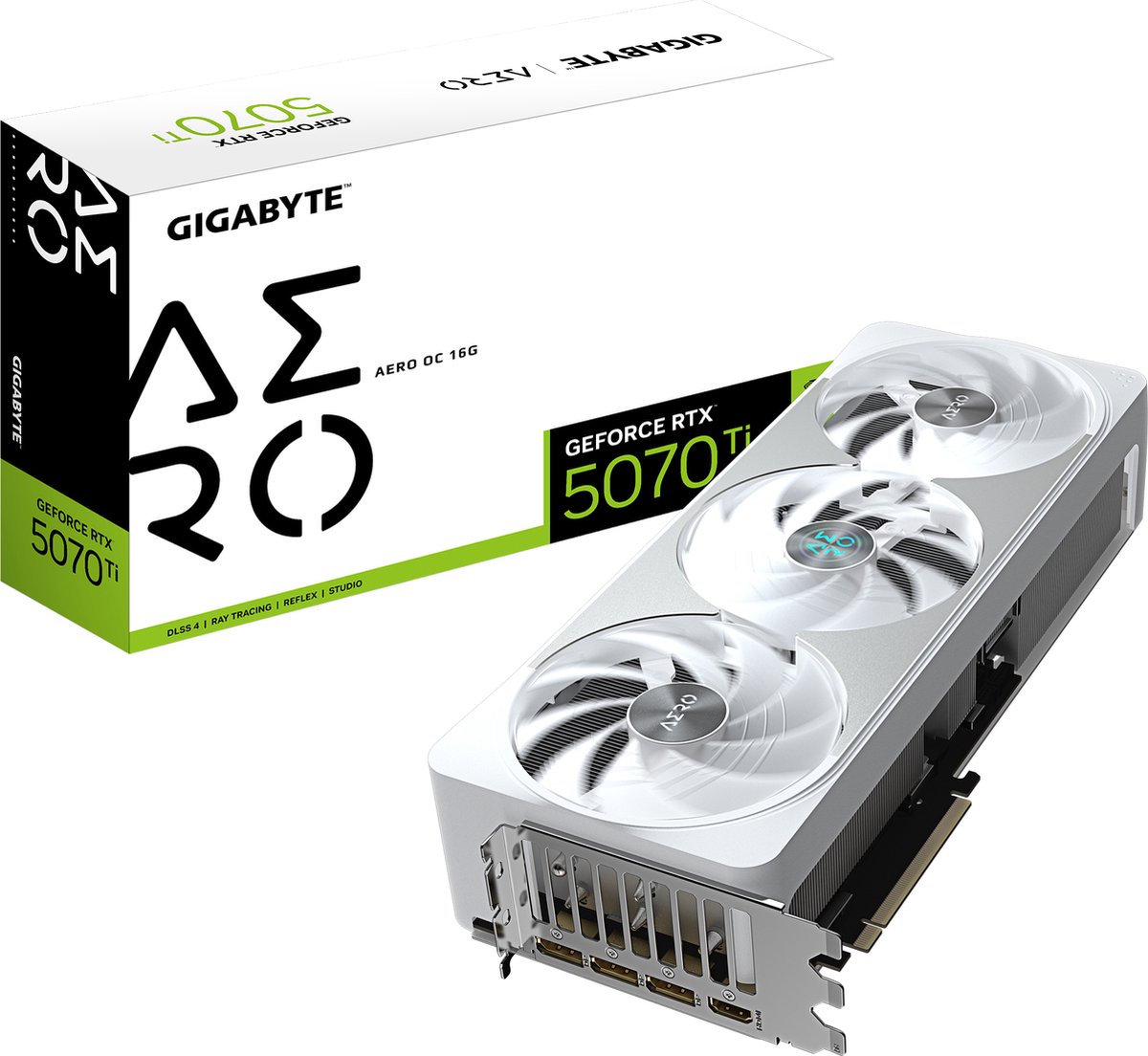 GIGABYTE GeForce RTX 5070 Ti AERO OC 16G grafische kaart
