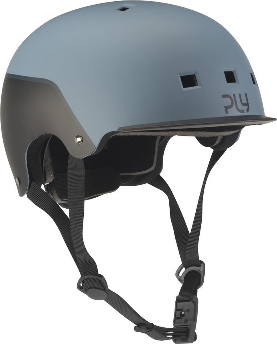 PLY Pop Skatehelm – 59-61cm Zwart