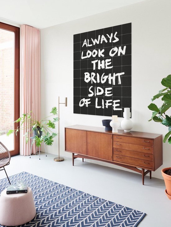 IXXI Always regarder du bon côté de la Life - Décoration murale - Abstrait - 60 x 80 cm