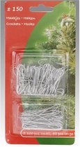 Homestyle Kerstboomhaakjes - Kerrstboomaccessoires - Zilver 150 stuks