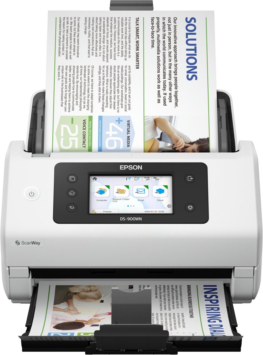 Epson WorkForce DS-900WN paginascanner 600 x 600 DPI A4 wit