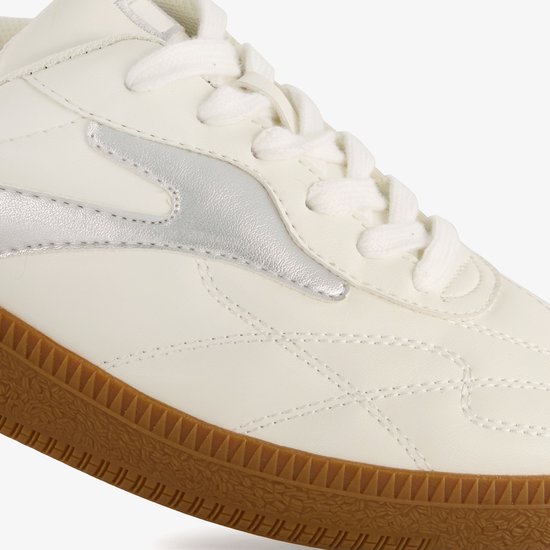 Baskets femme Blue Box blanc argent - Taille 42