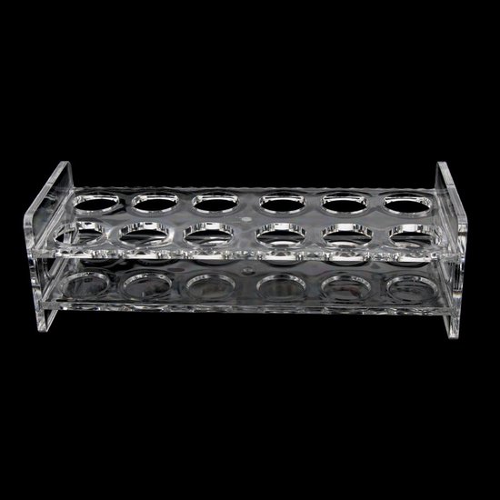 NBEADS 6 Shot glazen houder, gat: 3,9 cm Shot glazen lade bamboe Shot glas serveren lade Shot glazen opslag Shot glazen display bar accessoires voor wijnglazen waterplanten buis Crystal Ball