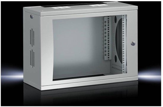 Patchkast Rittal Key Rittal 7507.010 19inch-patchkast (b x h x d) 600 x 492 x 400 mm 9 HE ...