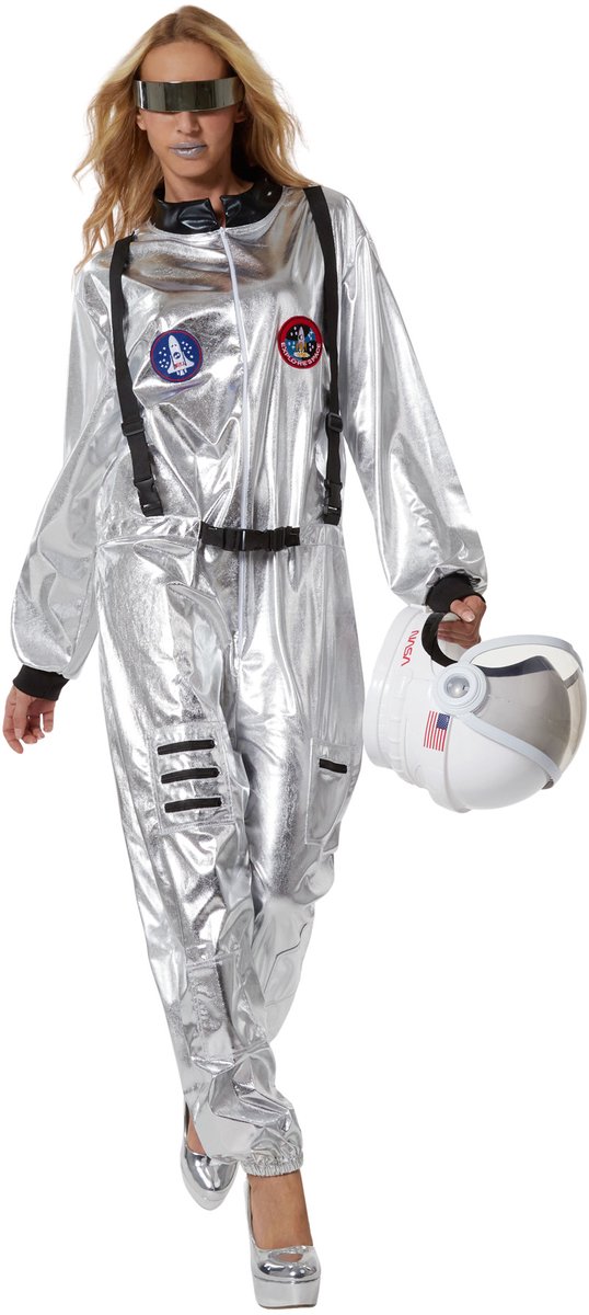dressforfun - Astronaut Kostuum - L - Astronauten Verkleedkleding Carnaval - Halloween - Verkleden - Feestkleding - Carnavalskleding - Feest - Partykleding — afbeelding 9