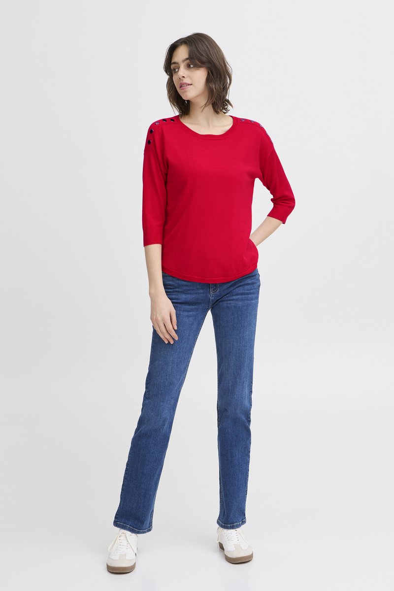 fransa - FRZUBASIC 114 PULLOVER - Dames - Truien