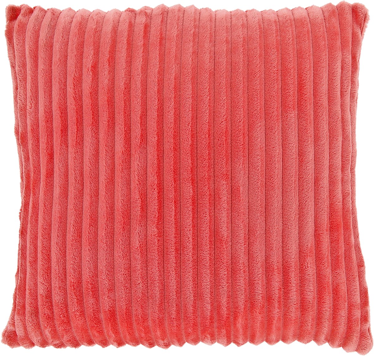 DEZ - Sierkussen - 45x45 cm - Effen - Ribmotief