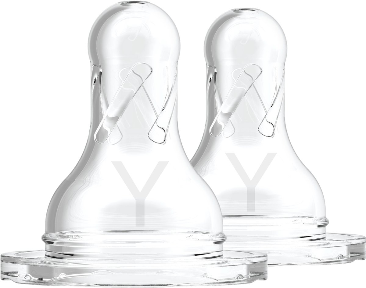 Bol.com Dr. Brown's Options+ Flesspeen - Y-speen - Smalle halsfles - 2 stuks aanbieding