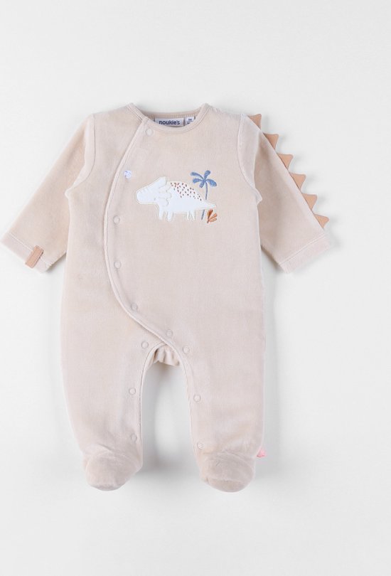 Pyjama bébé, Velours brodé