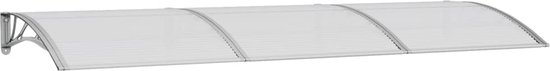 Polycarbonaat Raam Deur Luifel Luifel Voordeur Luifel, Raam Regenopvang Cover Uv Blok Zonnescherm Veranda Luifel met Hardware, Regenluifel voor Patio Buiten Tuin (40x240cm/16x94