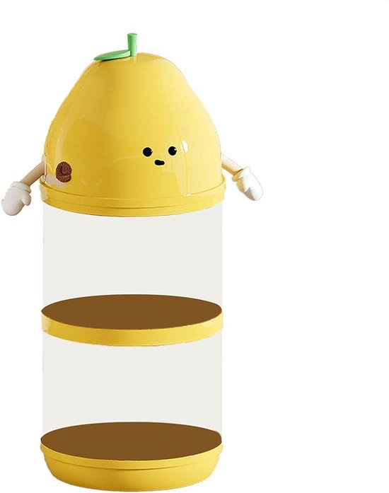 Range Doudou Tube Rangement Peluches Transparent - Organisateur Empilable Pour Jouets Rangement Jouets Enfant Empilable