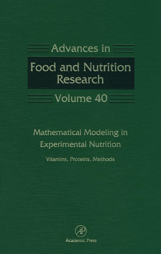 Mathematical Modeling in Experimental Nutrition - cover