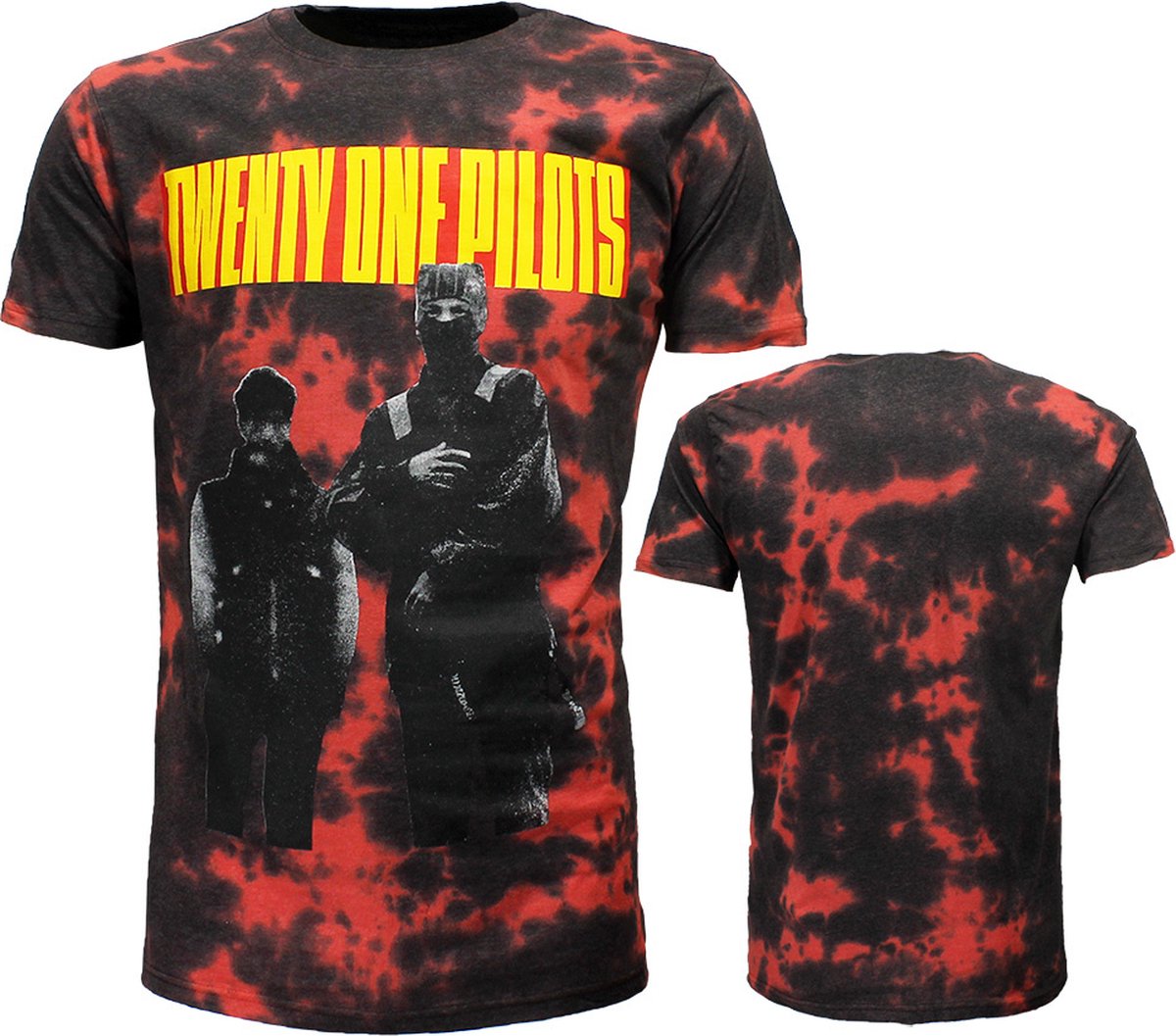 Twenty One Pilots Dip Dye T-Shirt - Officiële Merchandise - XXL
