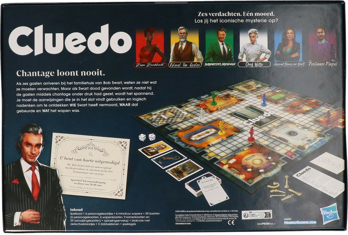Cluedo - Bordspel Nieuwe variant - Gezelschapsspel — afbeelding 2