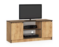 AKORD Furniture Factory OP0LRTV120CRA, Eiken, 2 schappen, Mat, 2 deur(en), 400 mm, 1200 mm