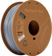 Polymaker PM70947 Regular Filament PLA+ Gering kunststofgehalte, Hoge stijfheid 1.75 mm 1000 g Grijs PolyTerra™ 1 stuk(