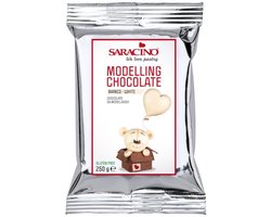Saracino Modelleerchocolade Wit 250g