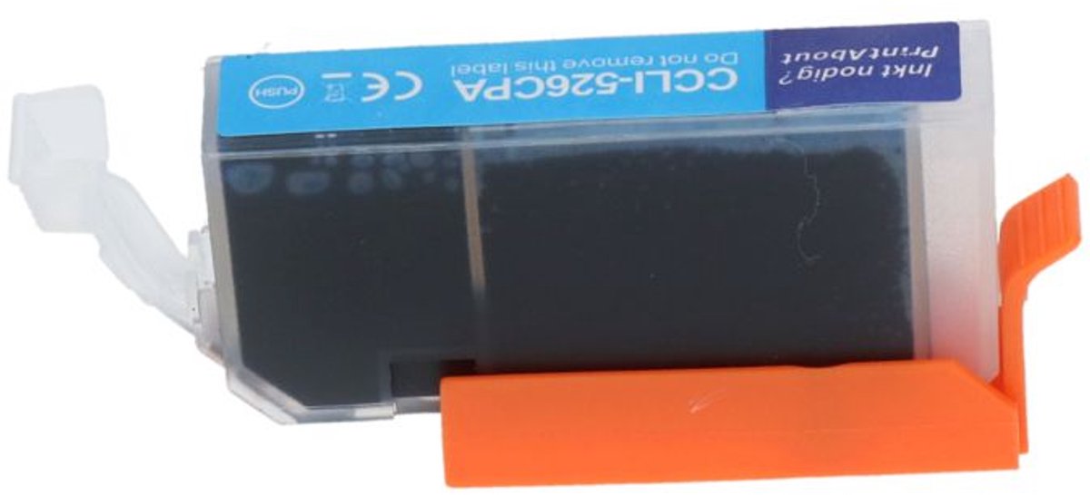 PrintAbout huismerk Inktcartridge CLI-526C Cyaan geschikt voor Canon
