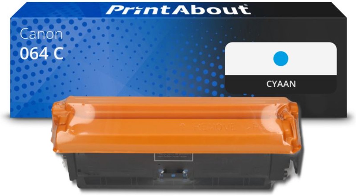 PrintAbout Huismerk Canon 064 C Toner Cyaan