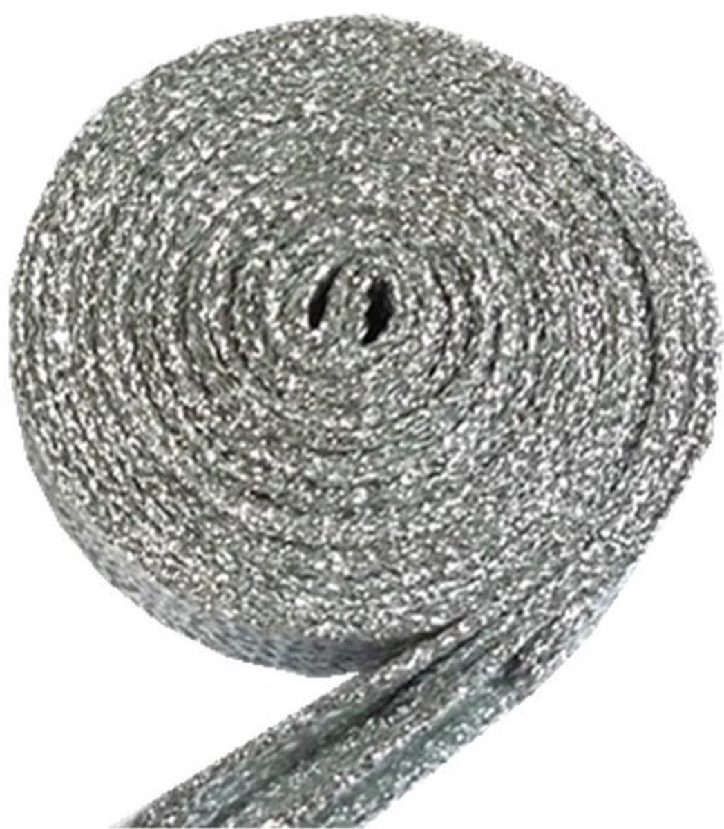 Scoby - Veters - Glitter Veters - Hippe Veters - Glitter Laces - 110CM - Zilver - 1 Paar