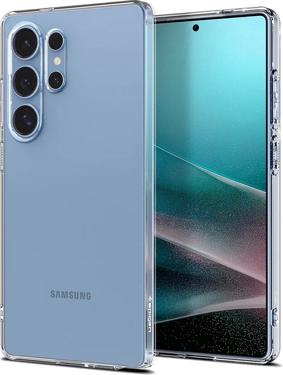Spigen Hoesje geschikt voor Samsung Galaxy S25 Ultra - Liquid Crystal - Transparant