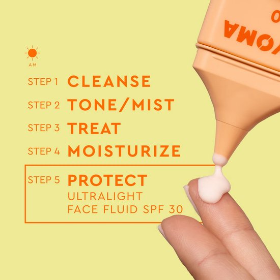 Byoma Ultralight Face Fluid SPF 30 – Fluide Visage Hydratant et Protecteur – 50 ml